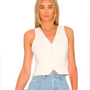 White Shirt Vest - Favorite Daughter - “The Favorite Vest”